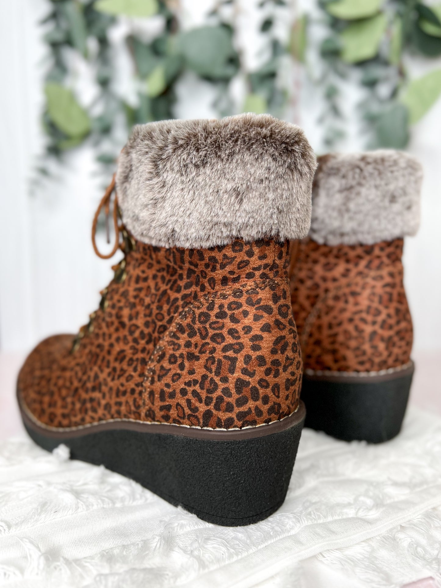 Corky's Fox Bay Boot - Small Leopard