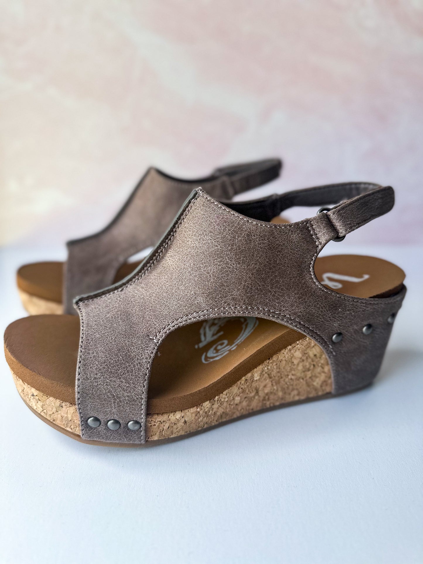 Very G Liberty Wedge - Taupe - Final Sale