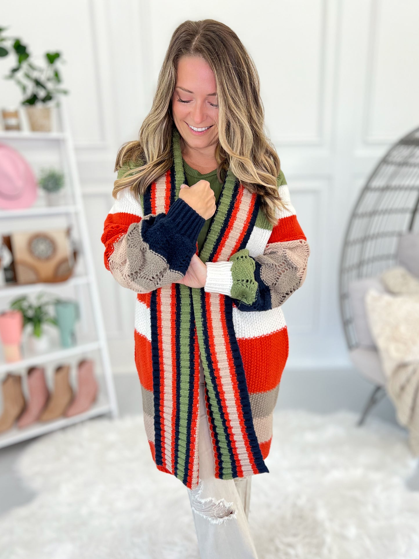 Brisk Sunsets Knit Cardigan