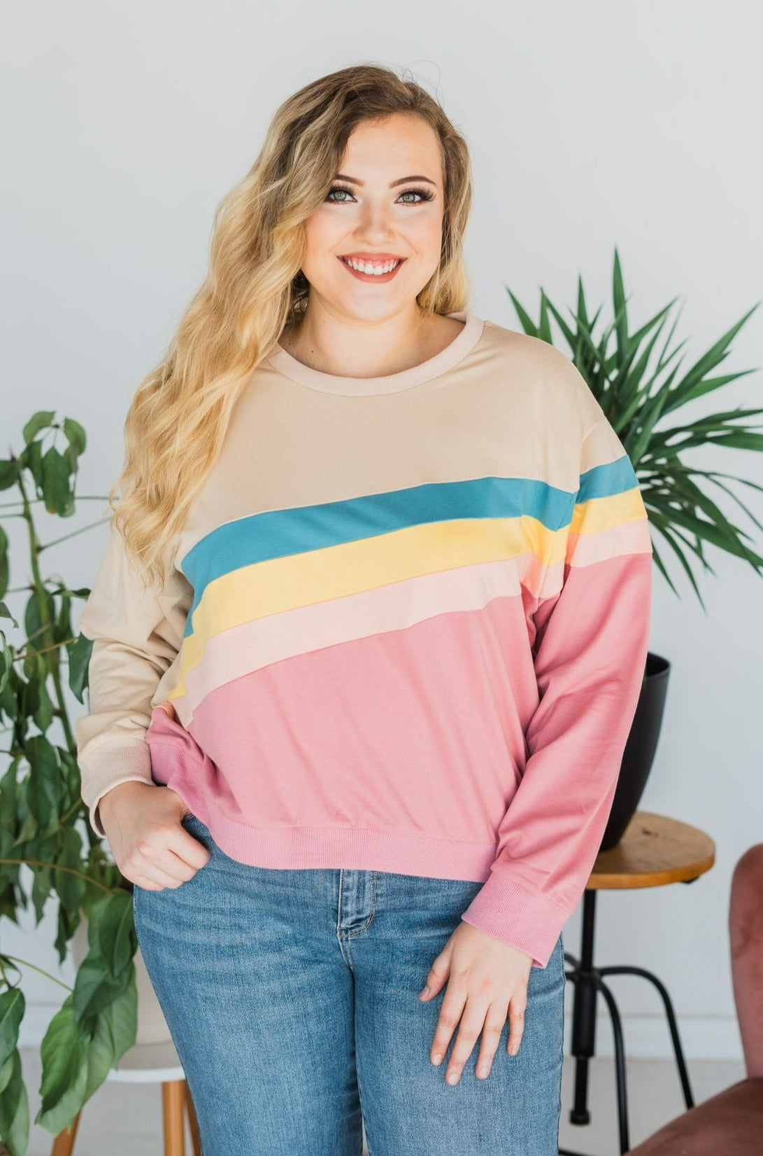 Stripes Of Happiness Top