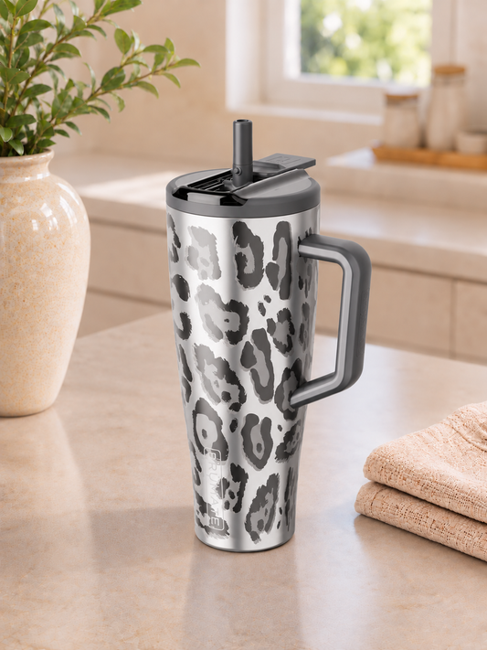 40oz Brumate Era Flip Mug - Metallic Leopard