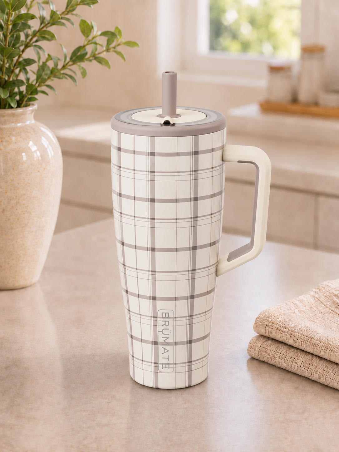 40oz Brumate Era Mug - Oxford Plaid