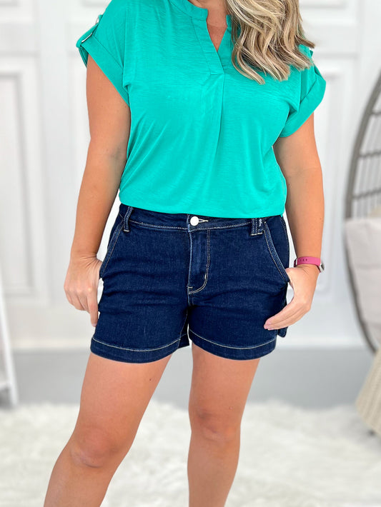 Judy Blue Classic Carpenter Shorts - Final Sale