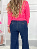Tailor Made - Judy Blue Tummy Control Tailored Crop Wide Jeans - Final Sale