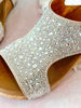 Corky's Ashley Wedge - Clear Rhinestone - Final Sale