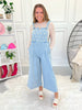 Crazy For Daisies Shoulder Tie Overalls - Final Sale