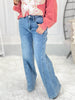 Look On The Bright Side - Judy Blue Retro Wide Leg Jeans