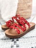 Corky's Garden Party Sandal - Red