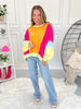 Sherbet Savor Pullover Top - Final Sale