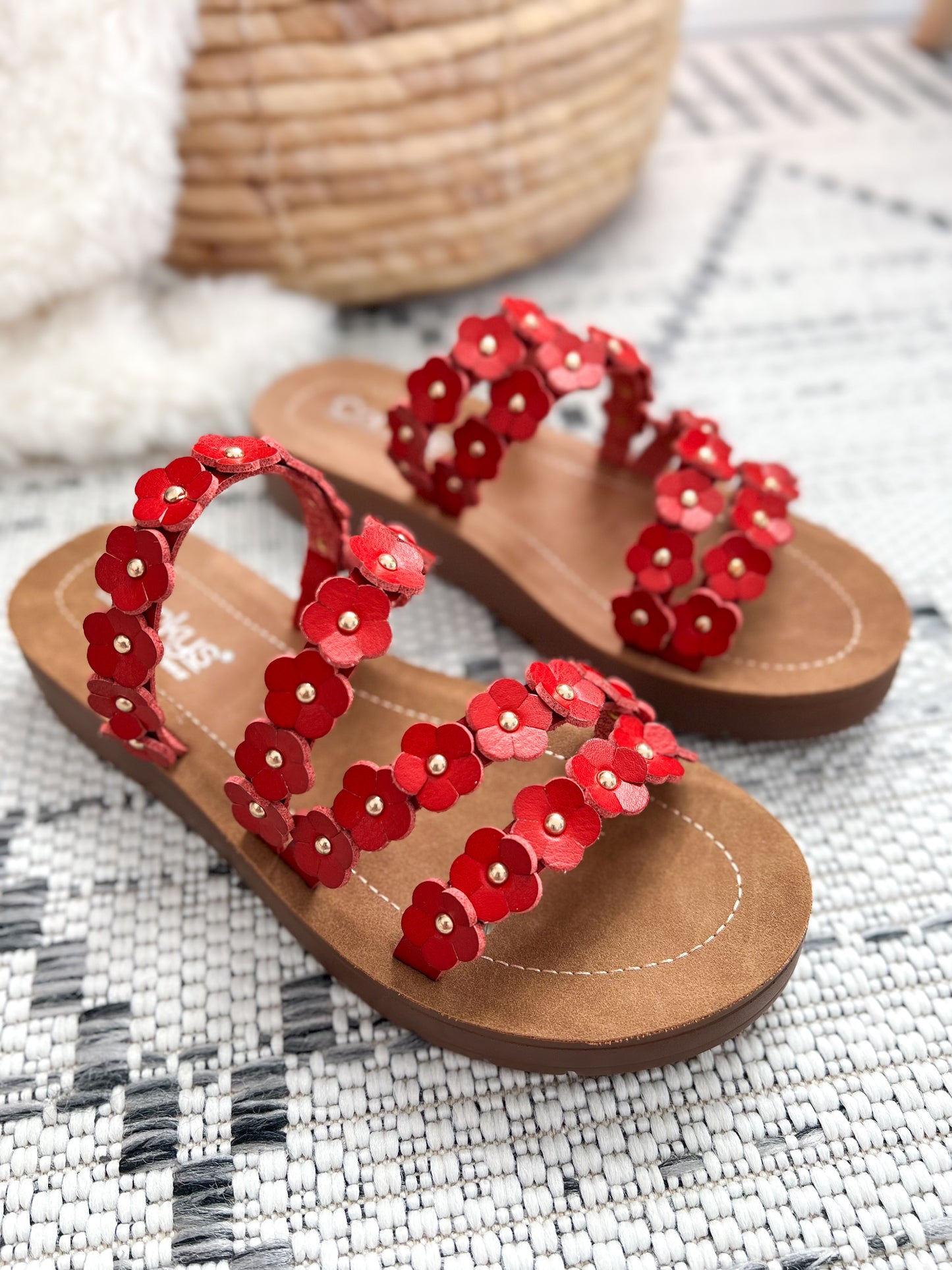 Corky's Garden Party Sandal - Red