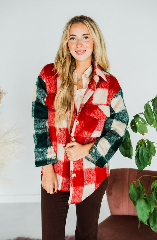Merry To The Max Shacket