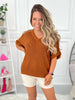 Coffee Date V-neck Sweater