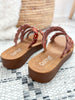 Corky's Garden Party Sandal - Cognac