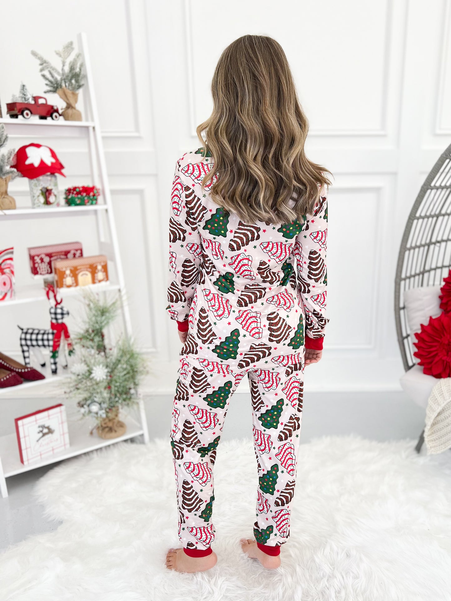 Holiday Pajama Jogger Set - Tree Cake