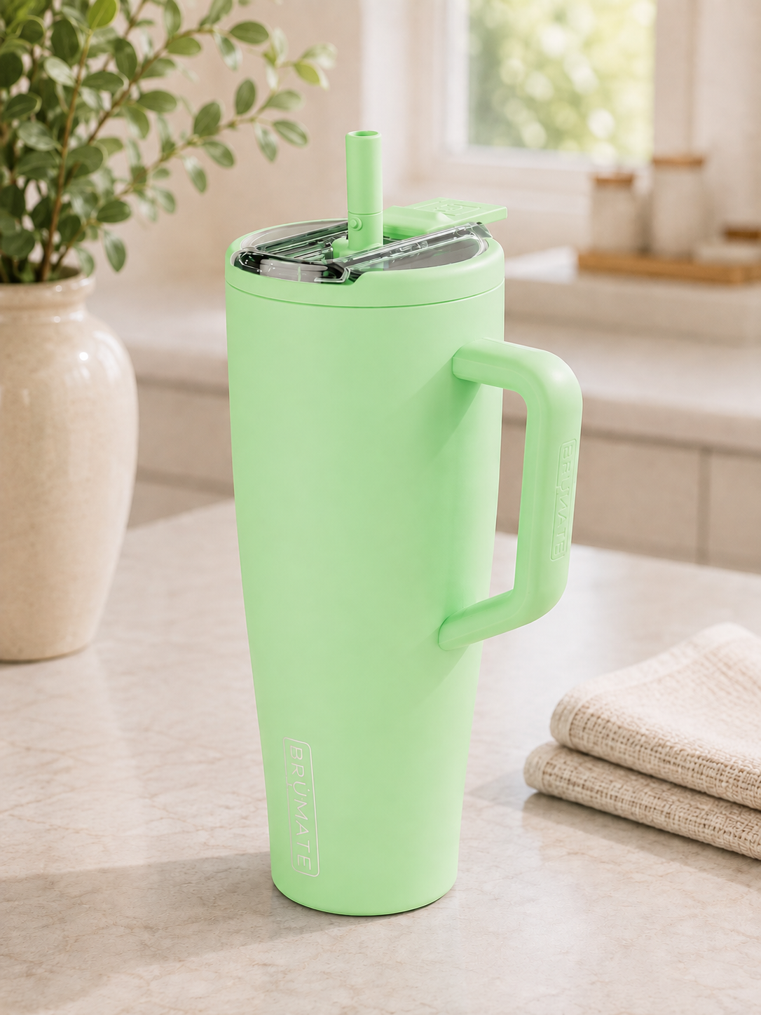 40oz Brumate Era Flip Mug - Kiwi