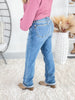 Winter Warmer - Judy Blue Contrast Wash Thermal Straight Jeans