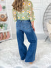 Judy Blue Tummy Control Retro Wide Leg Jeans