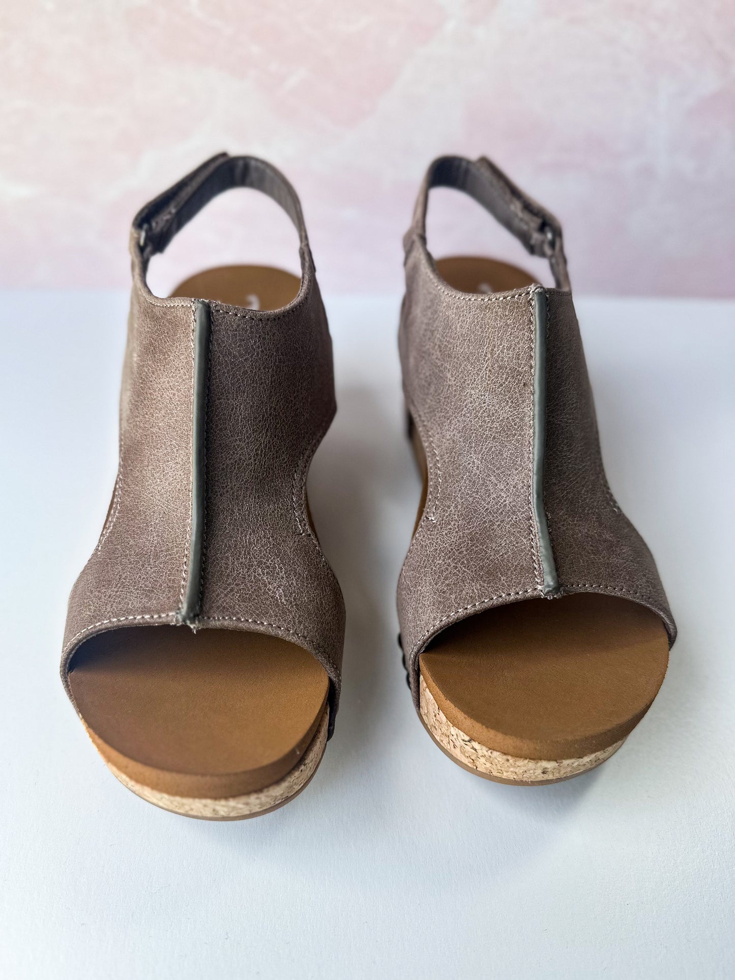 Very G Liberty Wedge - Taupe - Final Sale