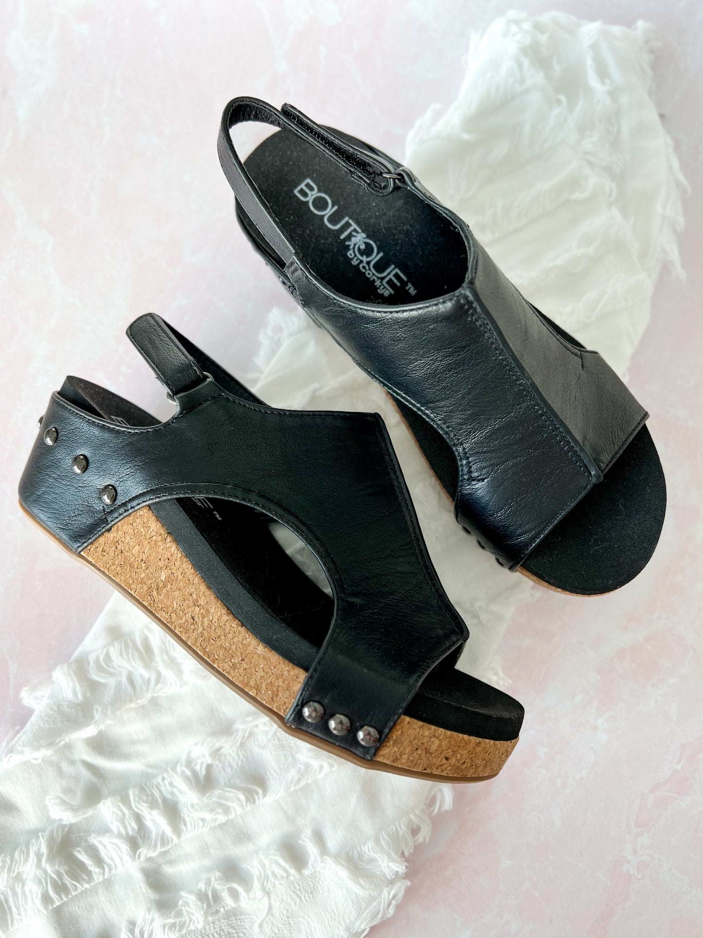 Corky's Volta Wedge - Black Smooth