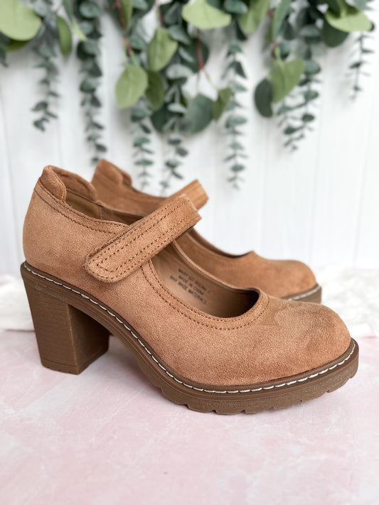 Corky's Mary Go Round Shoes - Camel