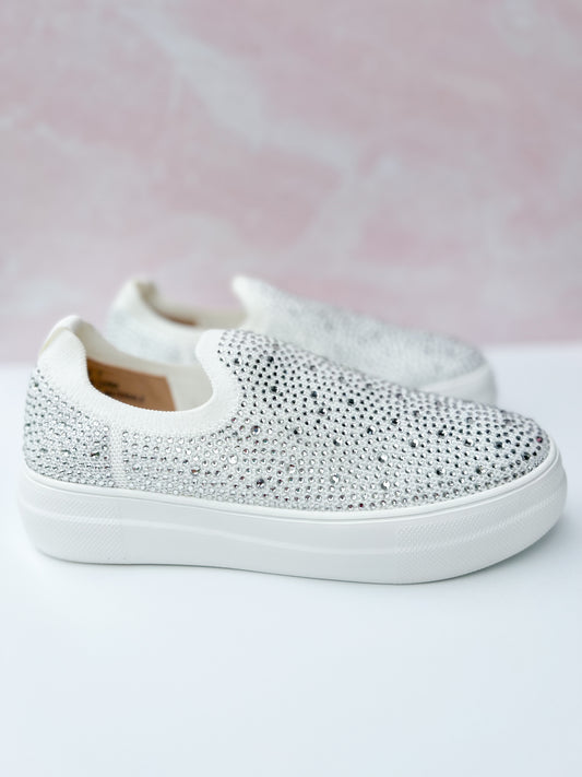 Corky's Swank Sneaker - White Crystal