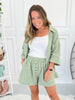 Seas Of Green Matching Shorts Set - Final Sale