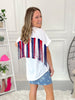 This Is America Sequin Fringe Top