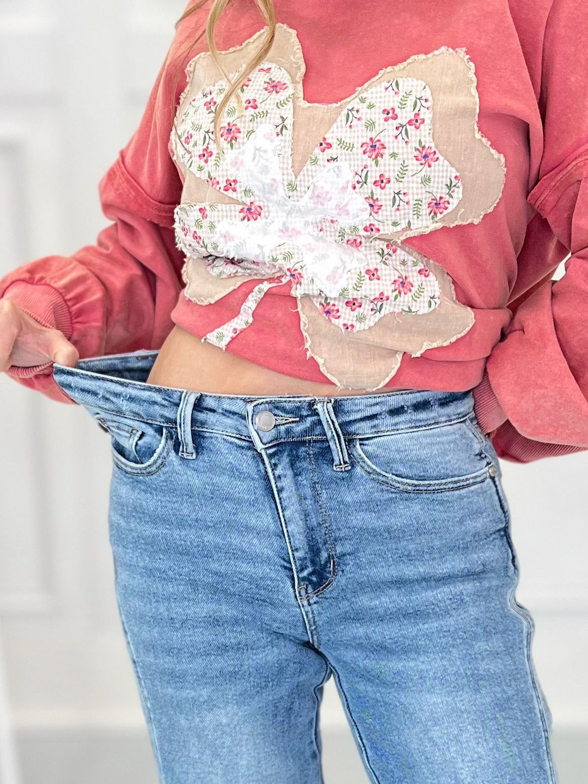 Look On The Bright Side - Judy Blue Retro Wide Leg Jeans