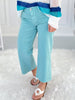 Coastal Blues - Judy Blue Cropped Wide Leg Jean