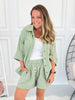 Seas Of Green Matching Shorts Set - Final Sale