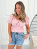 Beachside Blues - Judy Blue Tummy Control Fray Hem Shorts