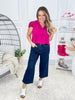 Tailor Made - Judy Blue Tummy Control Tailored Crop Wide Jeans