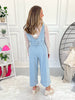 Crazy For Daisies Shoulder Tie Overalls - Final Sale