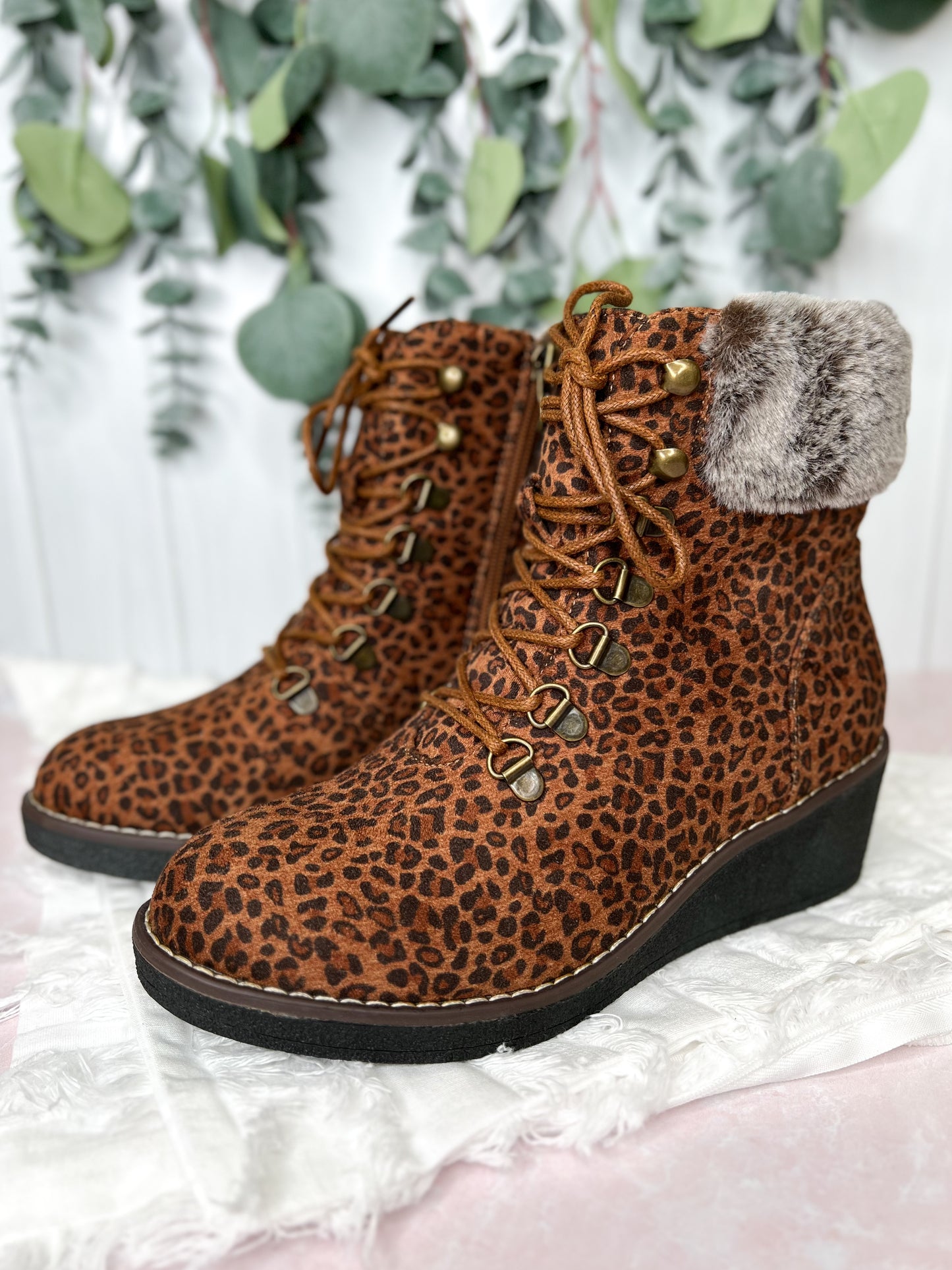 Corky's Fox Bay Boot - Small Leopard