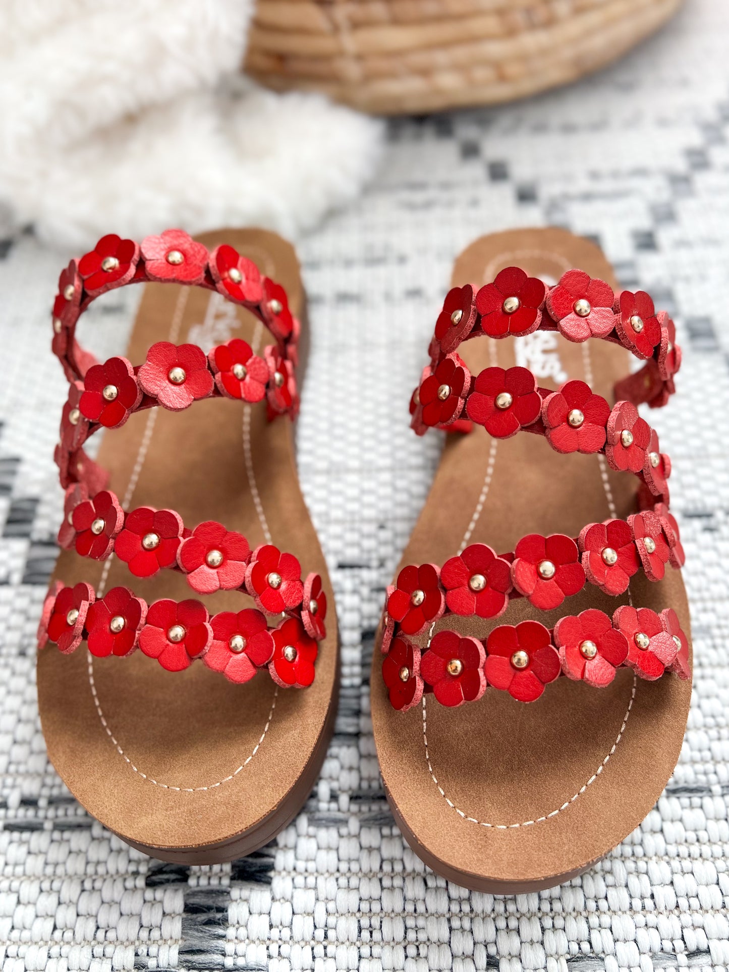 Corky's Garden Party Sandal - Red