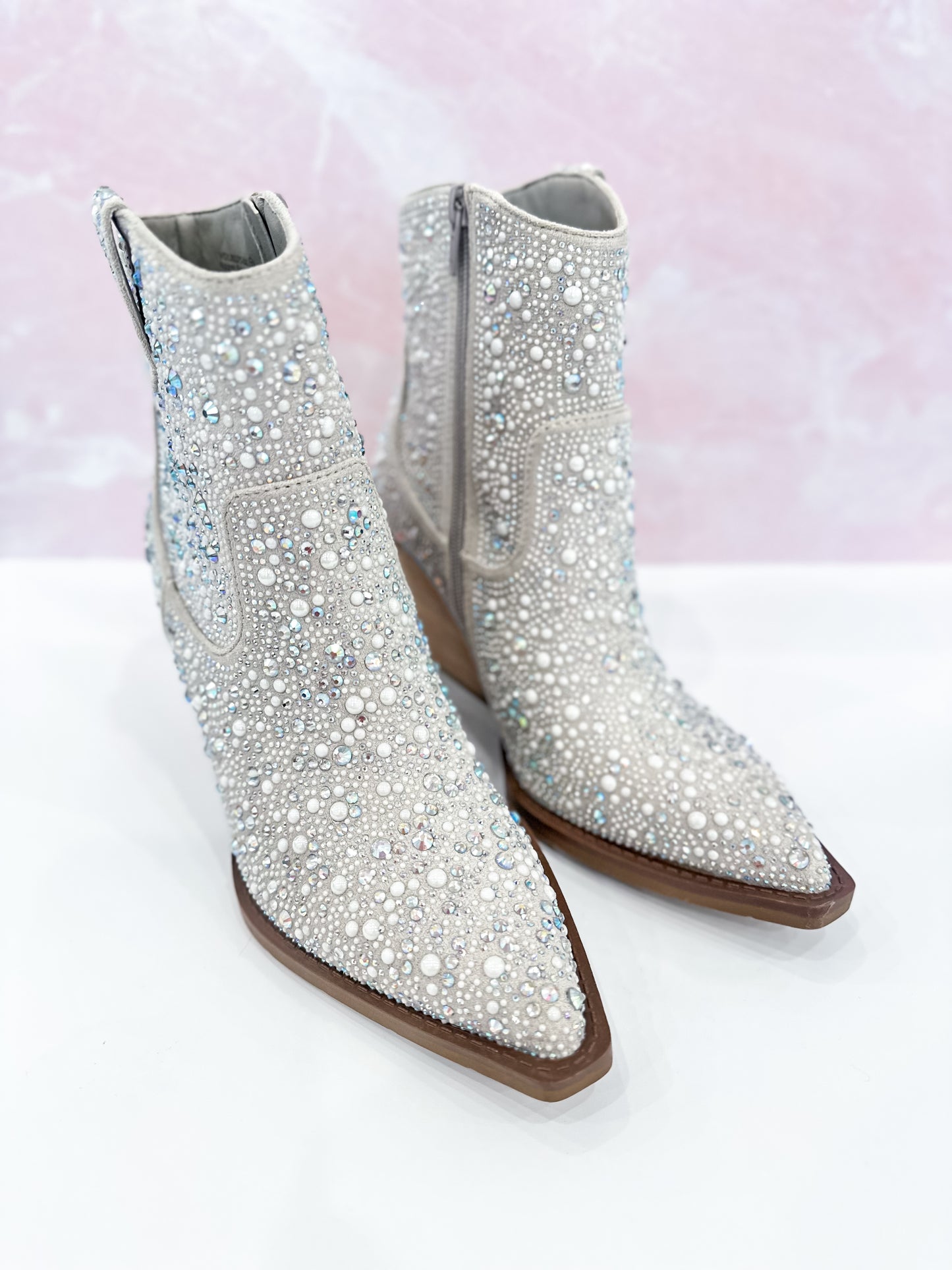 Very G Kady Pearl Boot - Silver
