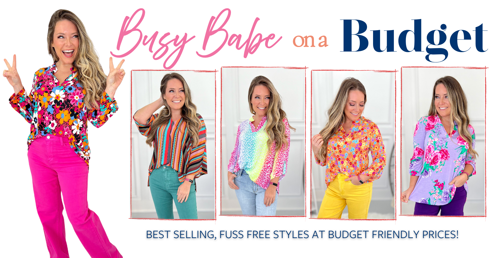 Budget Friendly pieces, wrinkle free, always offered in Small-3xl
