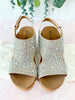 Corky's Ashley Wedge - Clear Rhinestone - Final Sale