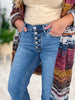 Silver Lining - Judy Blue Vintage Button Fly Bootcut Jeans