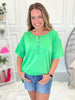 Lucky Green French Terry Top