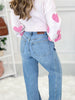 Look On The Bright Side - Judy Blue Retro Wide Leg Jeans