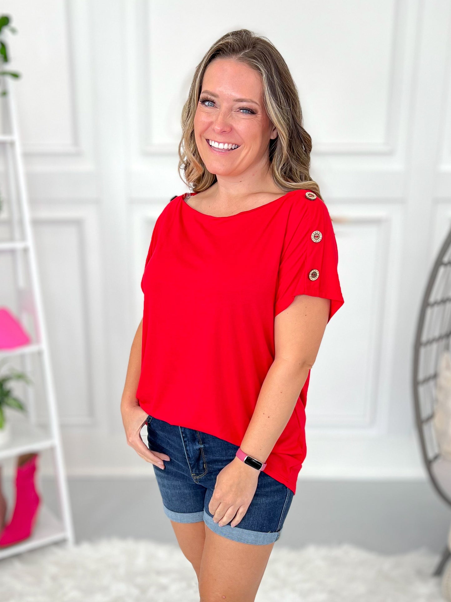 Rocking My Red Top - Final Sale