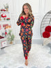 Holiday Pajama Jogger Set - Gingerbread Man