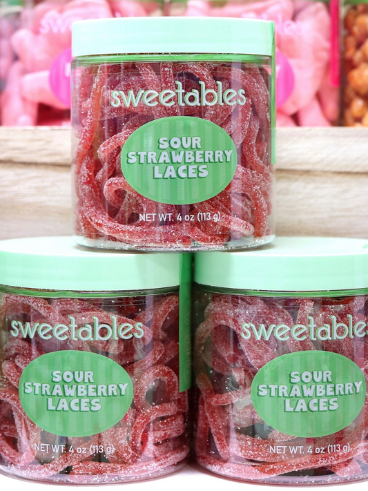 Sweetables Candy - Sour Strawberry Laces