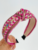 Boho Embellished Woven Knot Headband - Final Sale
