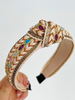 Boho Embellished Woven Knot Headband - Final Sale