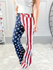 American Woman - Judy Blue Stars & Stripes Flare Jeans