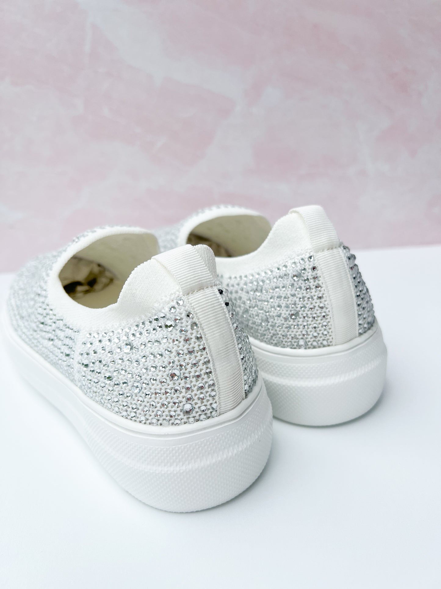 Corky's Swank Sneaker - White Crystal