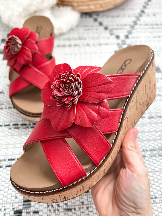 Corkys's Heartbreaker Wedge - Red