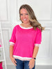 Pink About It Knit Top - Final Sale